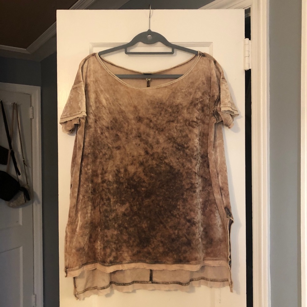 Free People velour top
